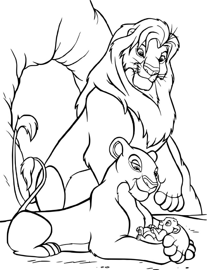 10 Disney Coloring World Lion King Coloring Pages for Kids