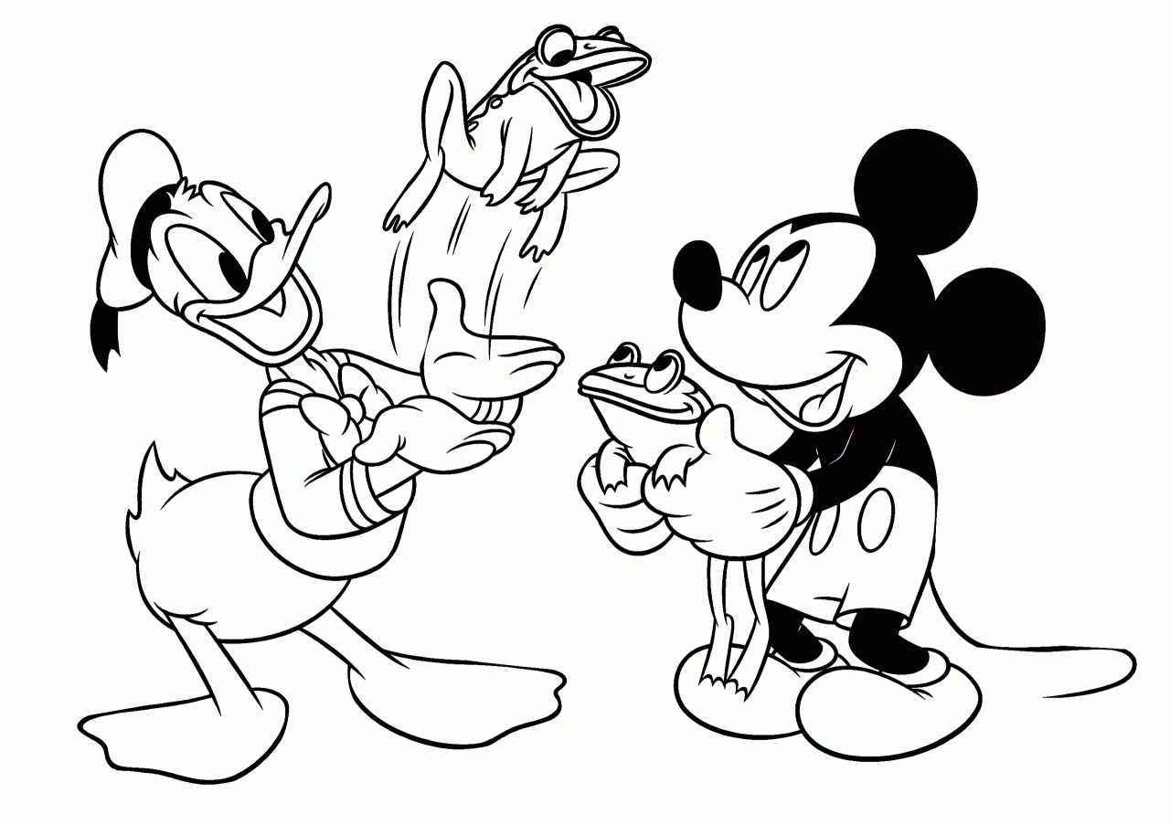 10 Delightful Disney Coloring Pages Featuring Donald Duck