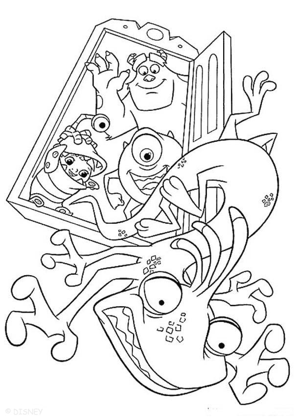 10 Disney Coloring Pages Monsters Inc: Unleash Your Inner Artist