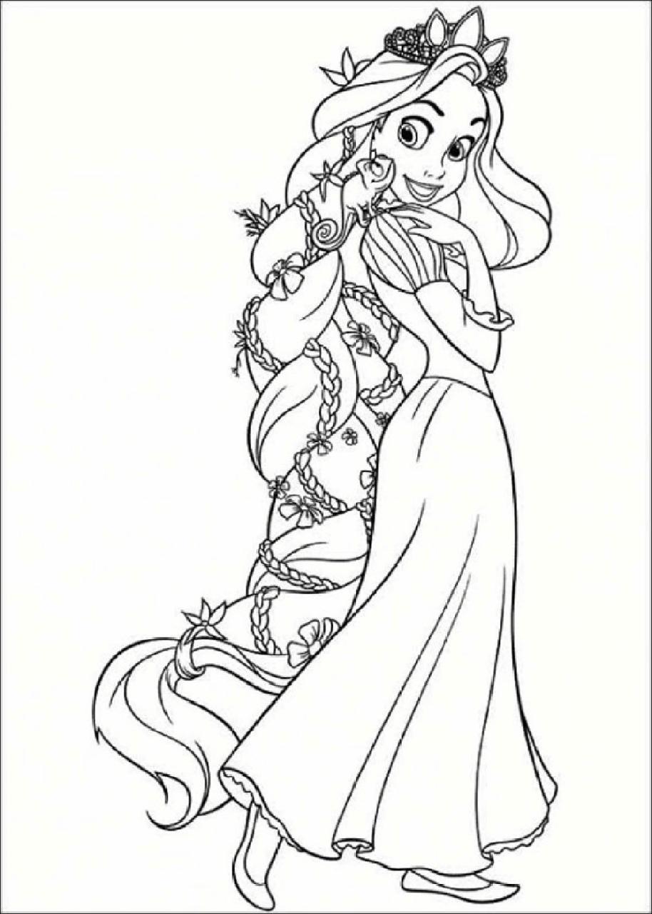 10 Disney Coloring Pages Tangled: Bring the Magical World to Life