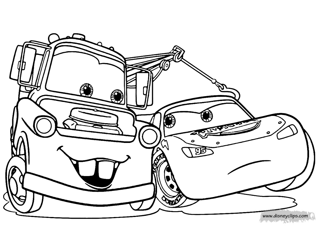 10 Speedy Coloring Pages for Kids Featuring Disney Cars