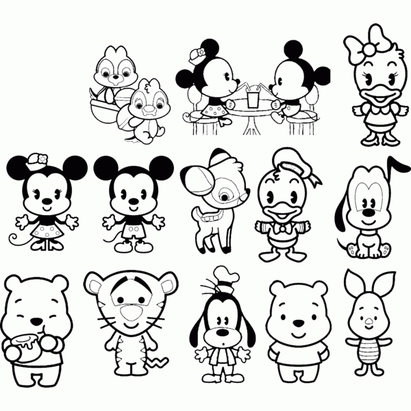 10 Captivating Kawaii Disney Coloring Pages for a Delightful Artistic Adventure