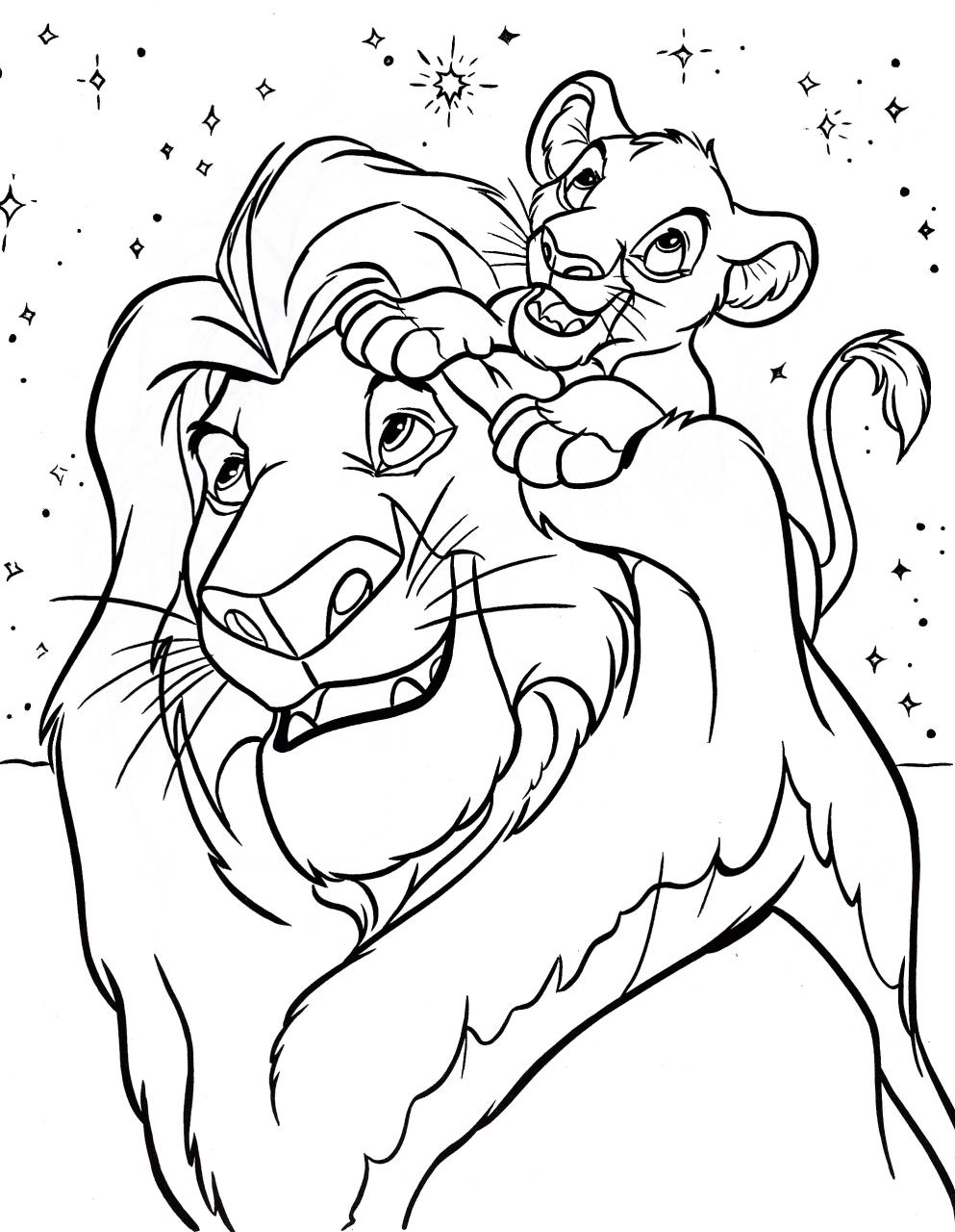 10 Disney Coloring Pages Free To Print