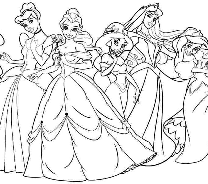 10 Downloadable Disney Coloring Pages in PDF Format