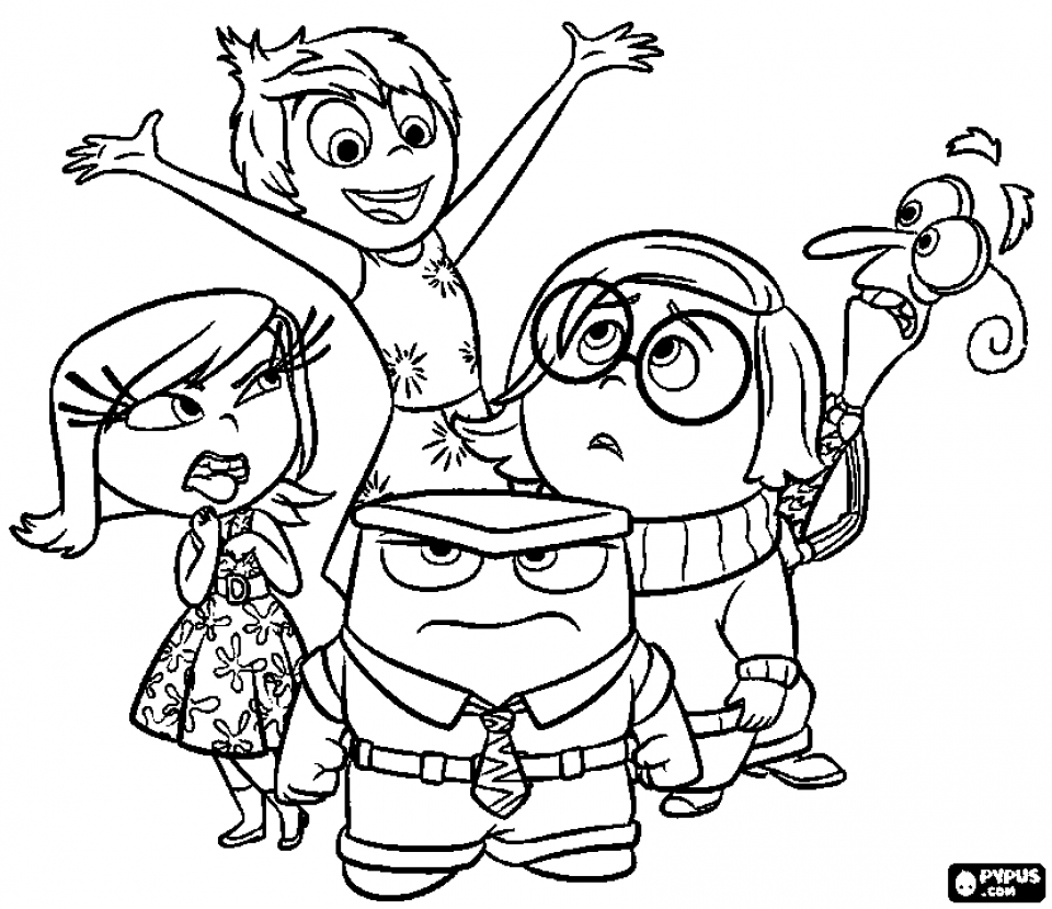 10 Disney Coloring Pages Inside Out: Unleash Your Imagination and Explore the World of Emotions