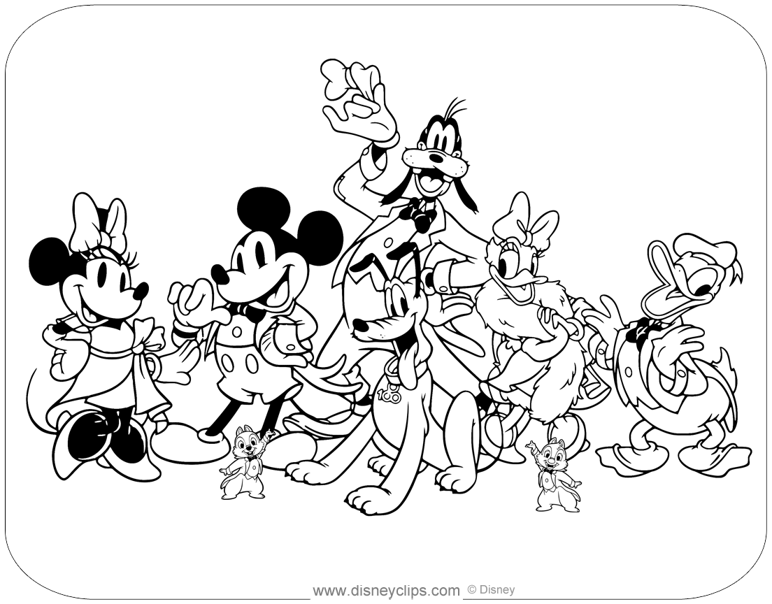 10 Stunning Disney 100 Coloring Pages to Celebrate the Century of Magic