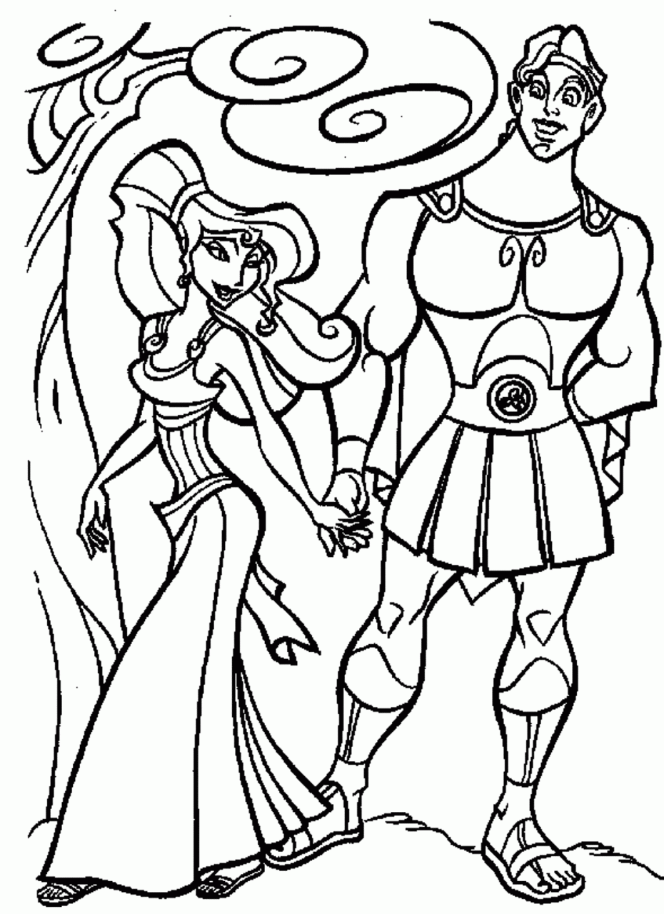 10 Enchanting Disney Coloring Pages Hercules: Unleash Your Inner Hero!