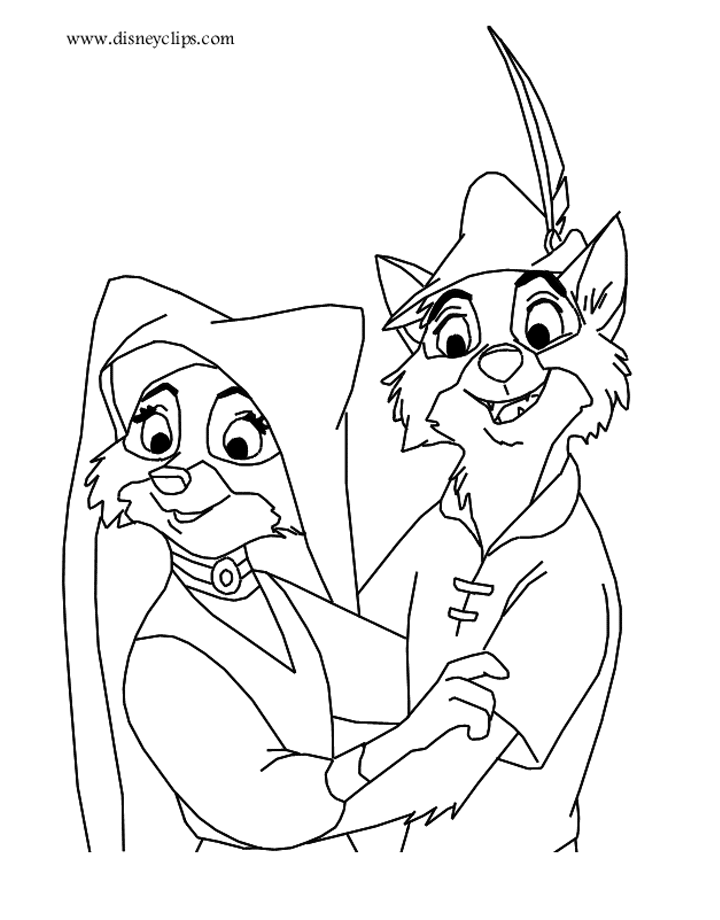 10 Robin Hood Disney Coloring Pages for Classic Fans