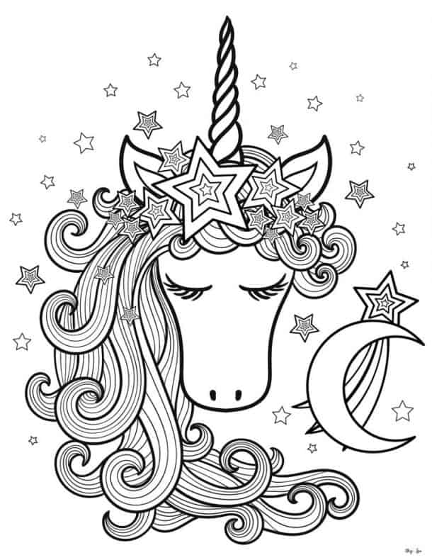 10 Magical Disney Coloring Pages Featuring Unicorns