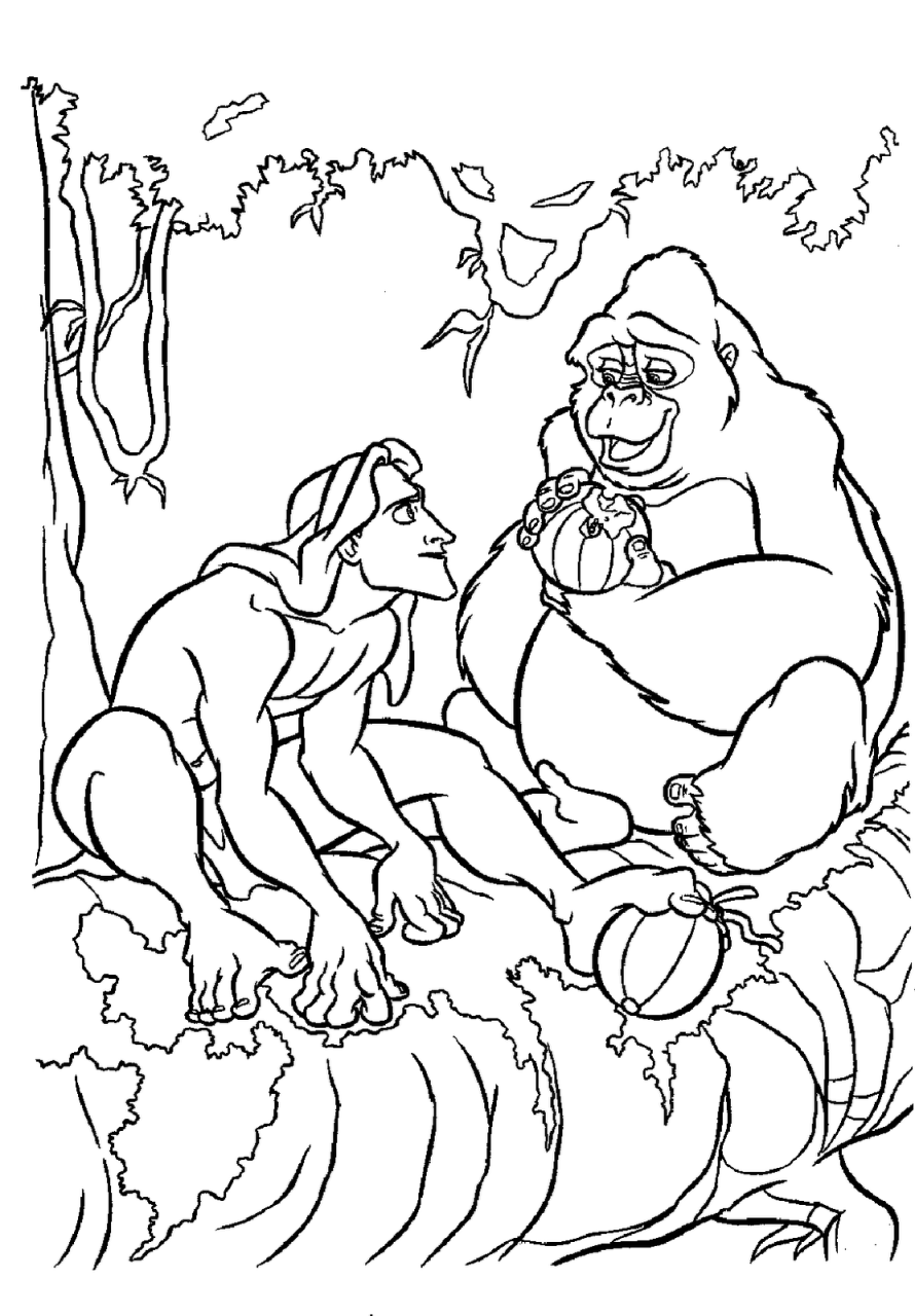 10 Epic Tarzan Coloring Pages to Download and Unleash Your Inner Jungle Adventurer