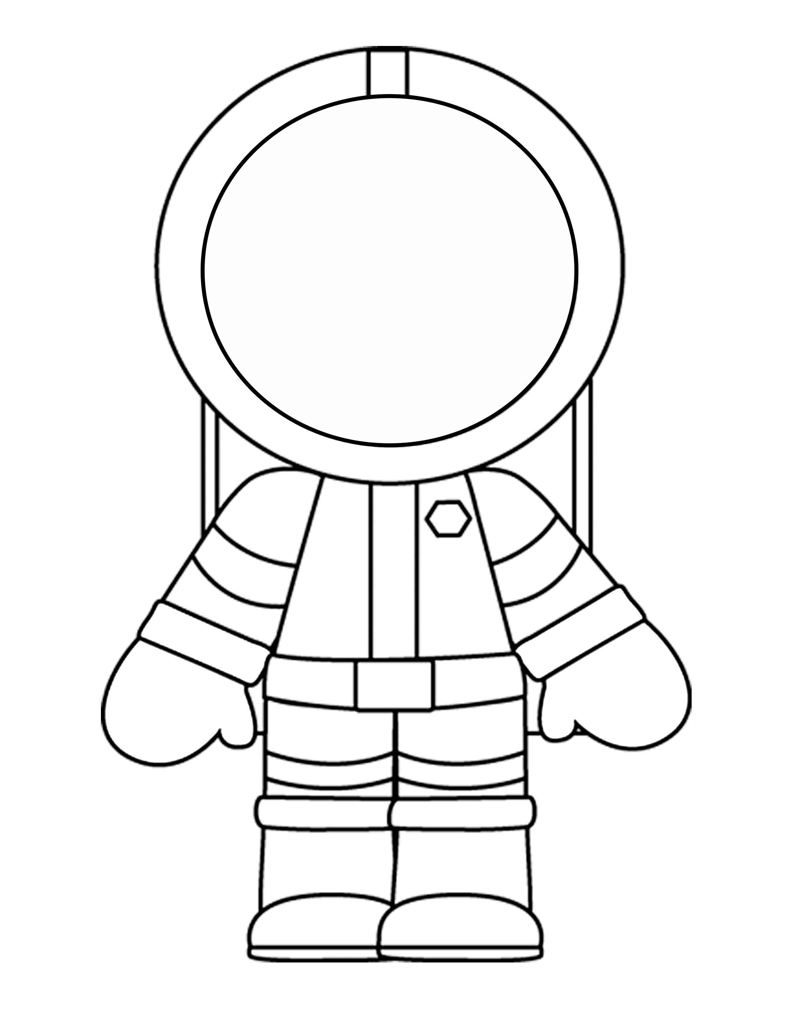 10 Astronaut Travel Coloring Pages Printable for Kids 27