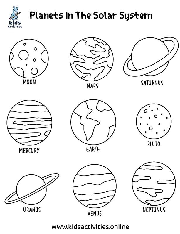 10 Astronaut Travel Coloring Pages Printable for Kids 9