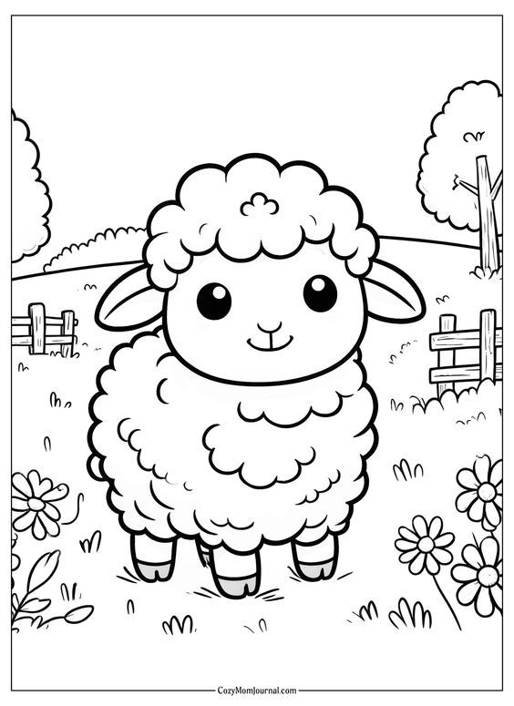 36 Easy Animal Coloring for Kids and Toddlers 14