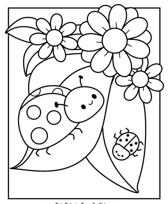 37 Easy Coloring Pages for Kids Animals 11