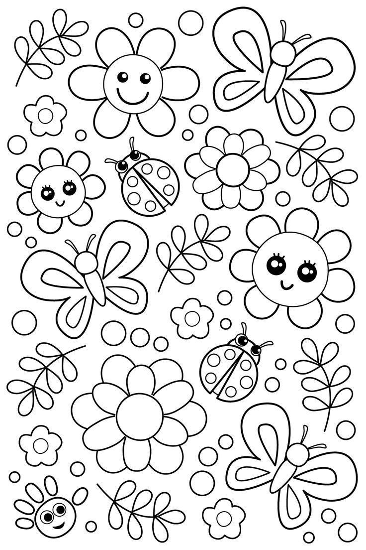 41 Easy Butterfly Coloring Pages for Kids Free Printable 21