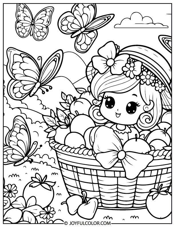 41 Easy Butterfly Coloring Pages for Kids Free Printable 29