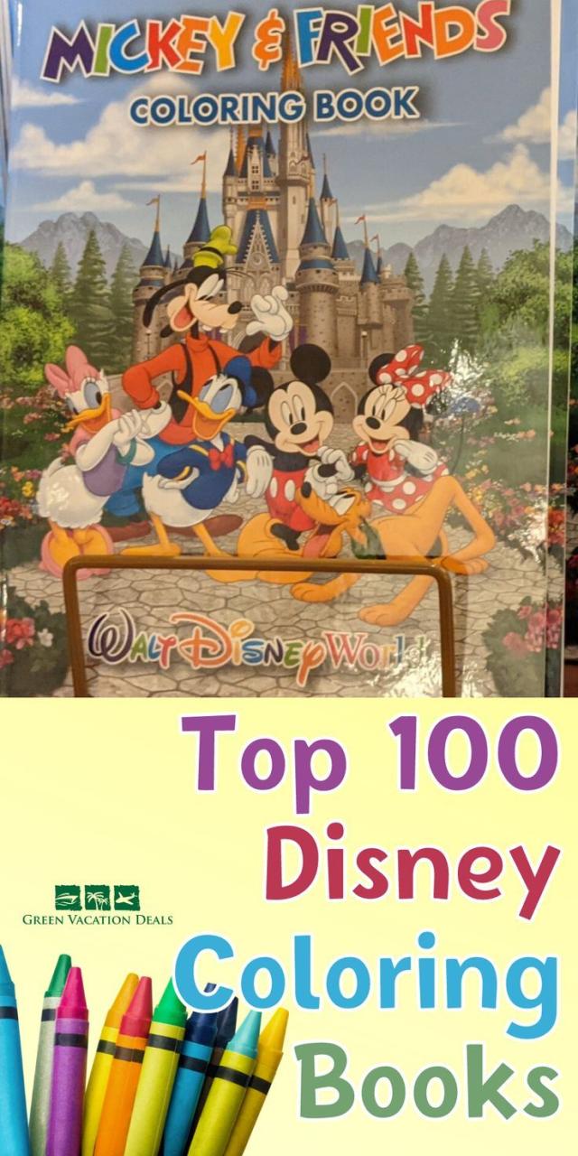 10 Best of 300 Disney Coloring Books: Unleash Your Inner Artist