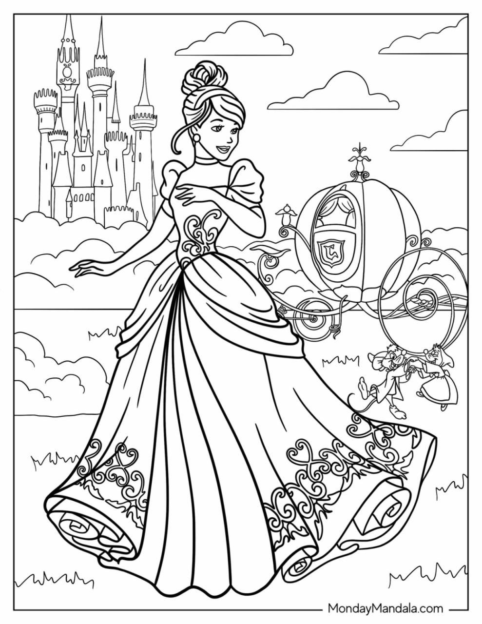 10 Disney Coloring Pages For Girls Hard: Unleash Your Inner Artist