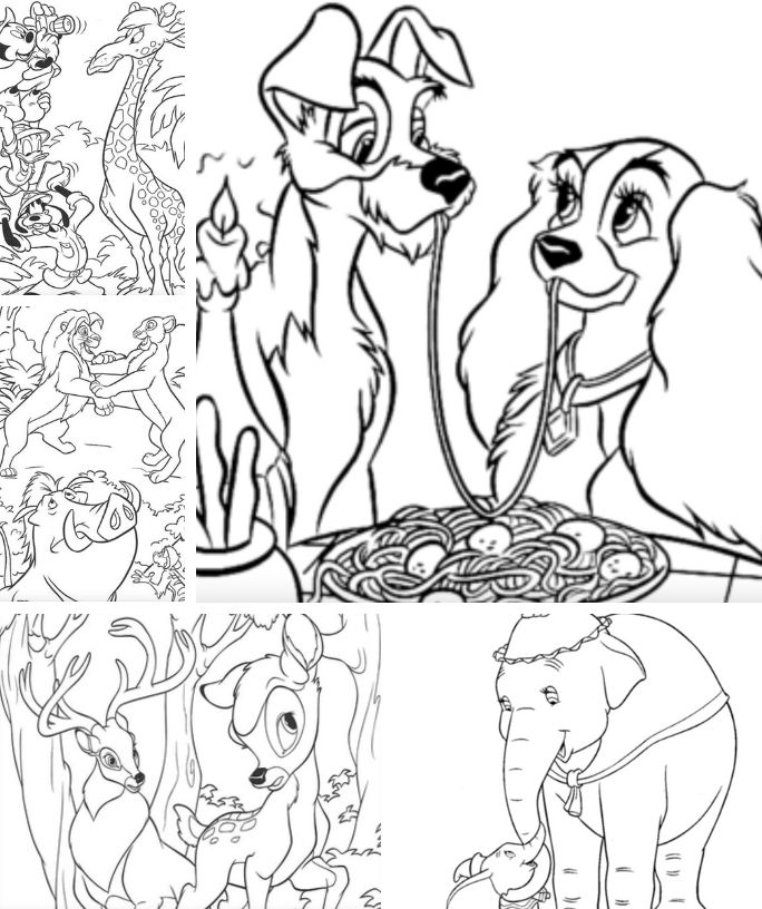 10 Delightful Disney Coloring Pages for Adults: Escape into a World of Magic and Relaxation