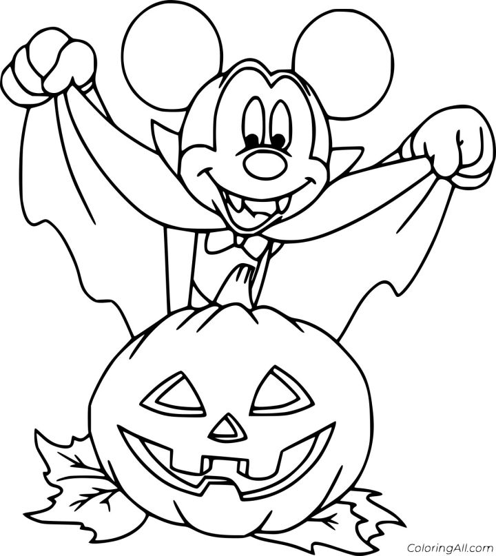 10 Disney Halloween and Christmas Coloring Pages for a Spooktacular and Festive Season