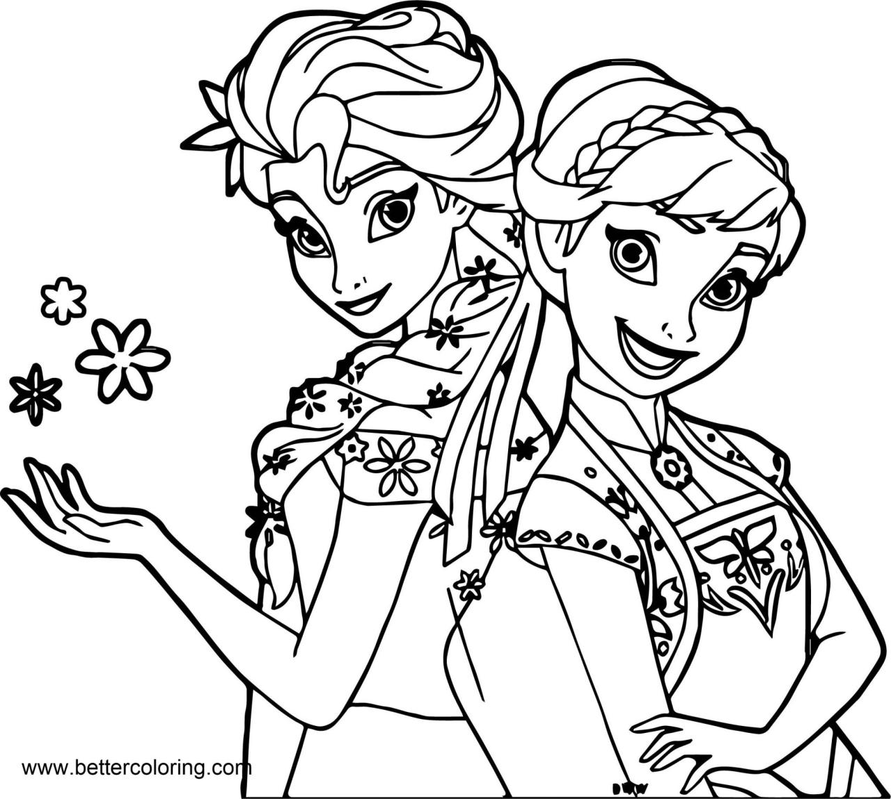 10 Elsa and Anna Coloring Pages for Frozen Fans: Unleash Your Creativity!