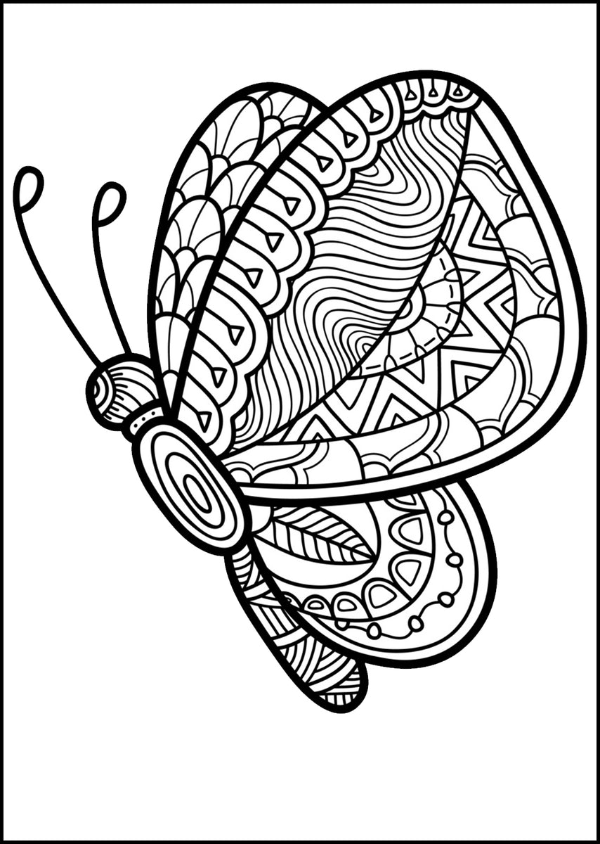 10 Bold Easy Coloring Pages for Strong Lines and Fun