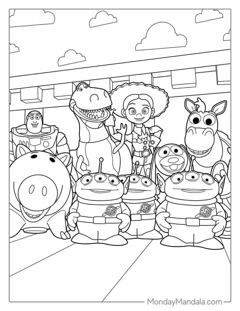 10 Toy Story Coloring Pages for All Ages