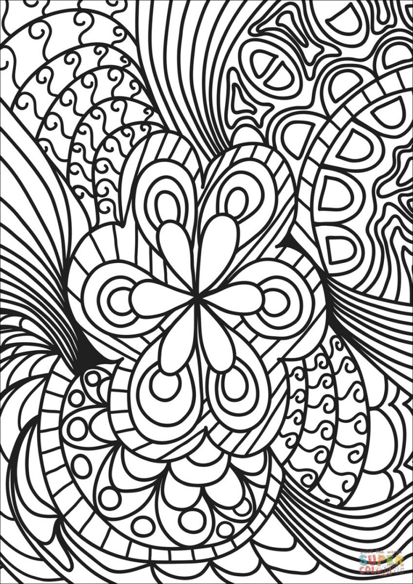 10 Abstract Coloring Pages That Spark Creativity