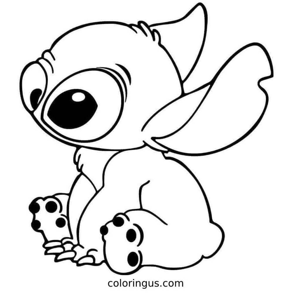 10 Adorable Baby Stitch Coloring Pages for All Ages