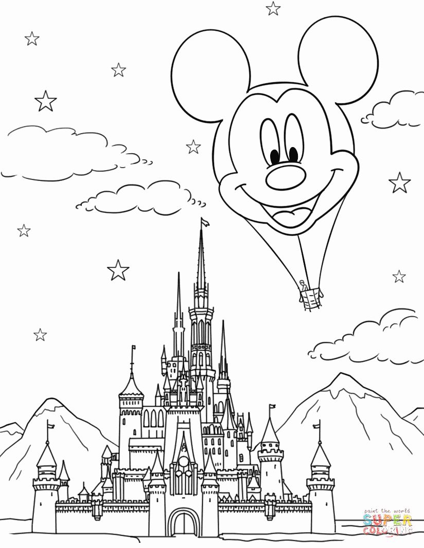 10 Enchanting Disney World Coloring Pages to Ignite Kids' Imagination