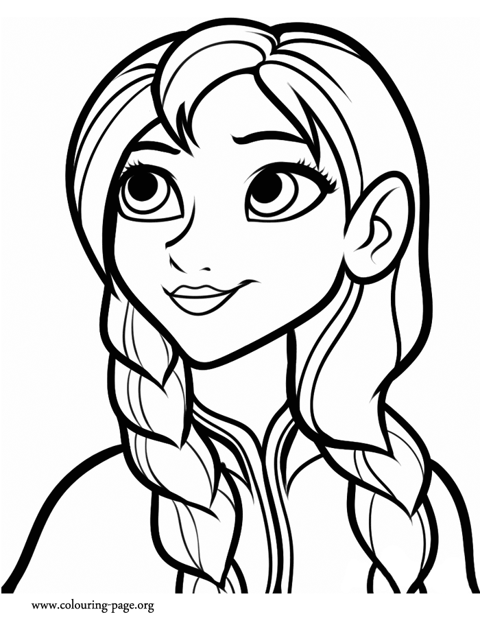 10 Enchanting Disney Coloring Pages Featuring Anna