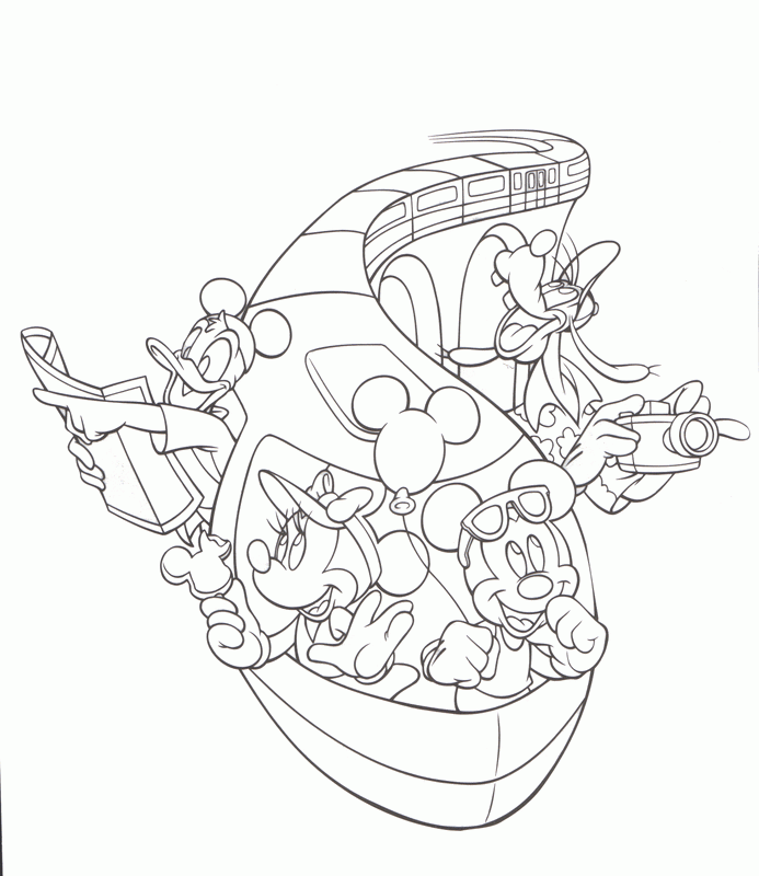 10 Disney World Coloring Pages for Vacation Lovers: Unleash Your Inner Artist