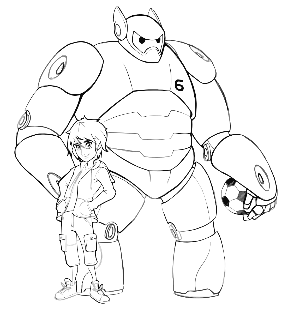 10 Action-Packed Big Hero 6 Coloring Pages to Print