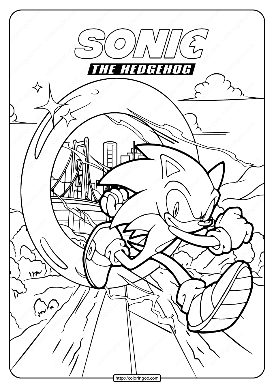 educational sonic coloring pages printable jpg