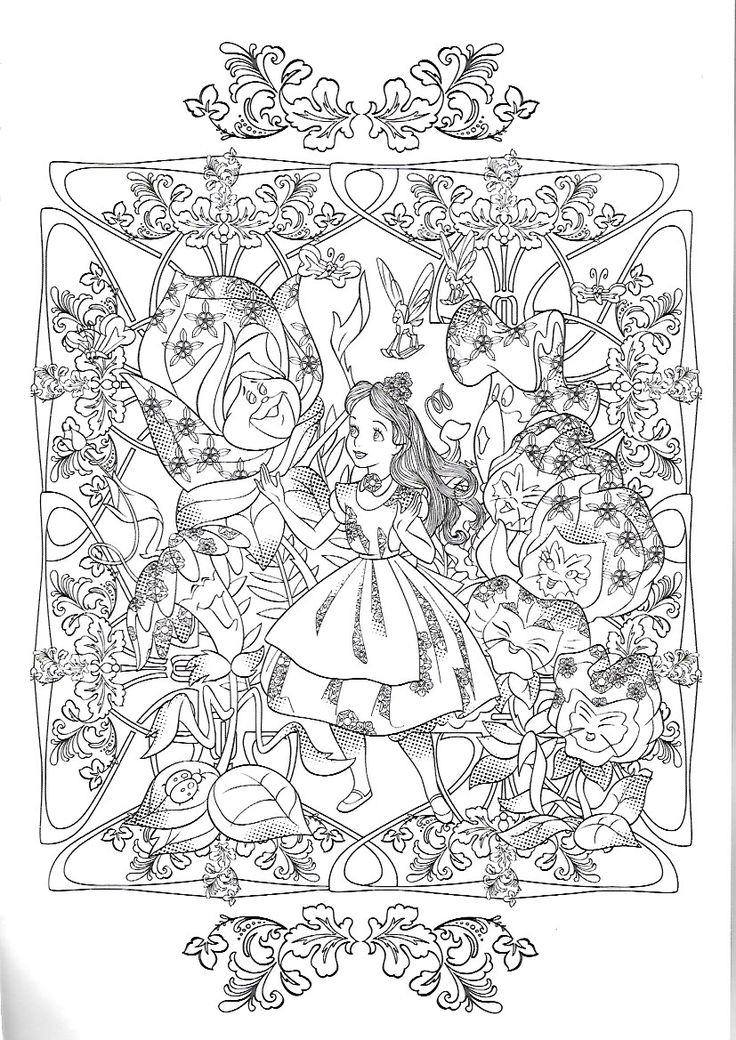 10 Unique Disney Collage Coloring Pages for Creativity